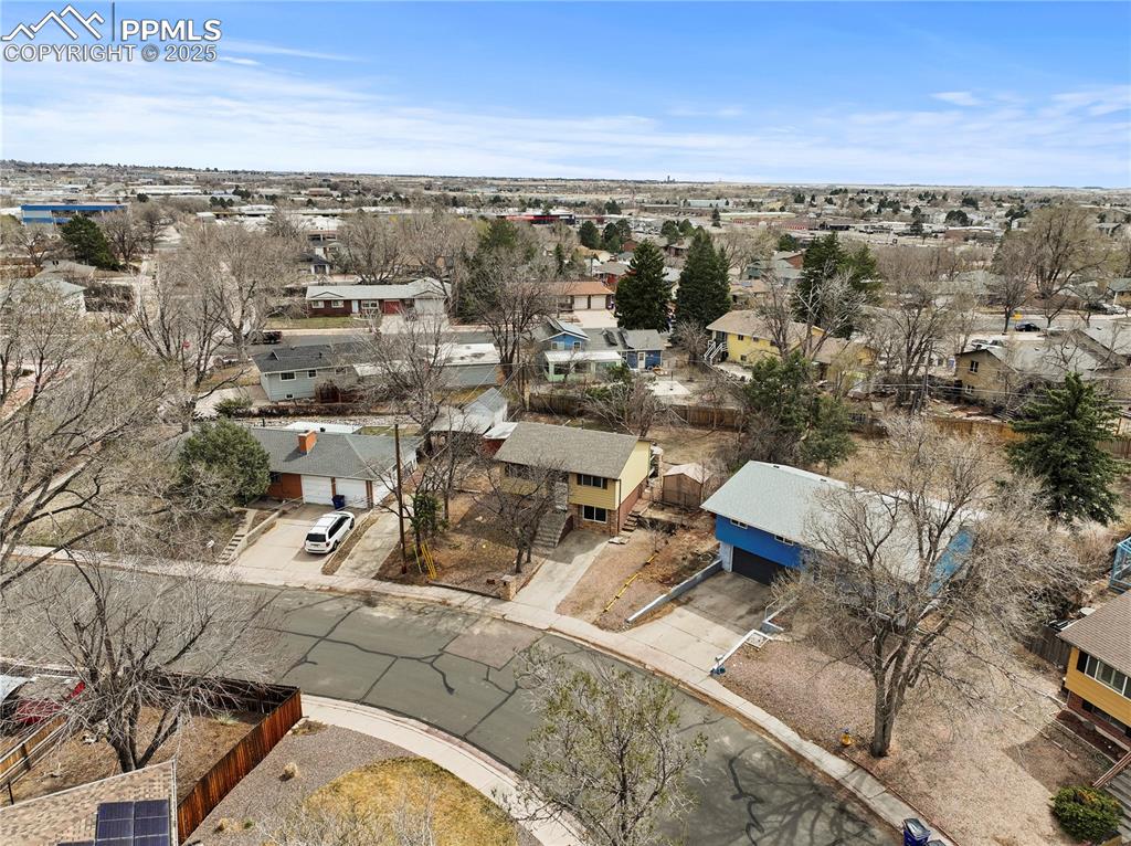 4127 Bent Drive Colorado Springs, CO 80909 - Photo 39 of 41 an aerial view of a city