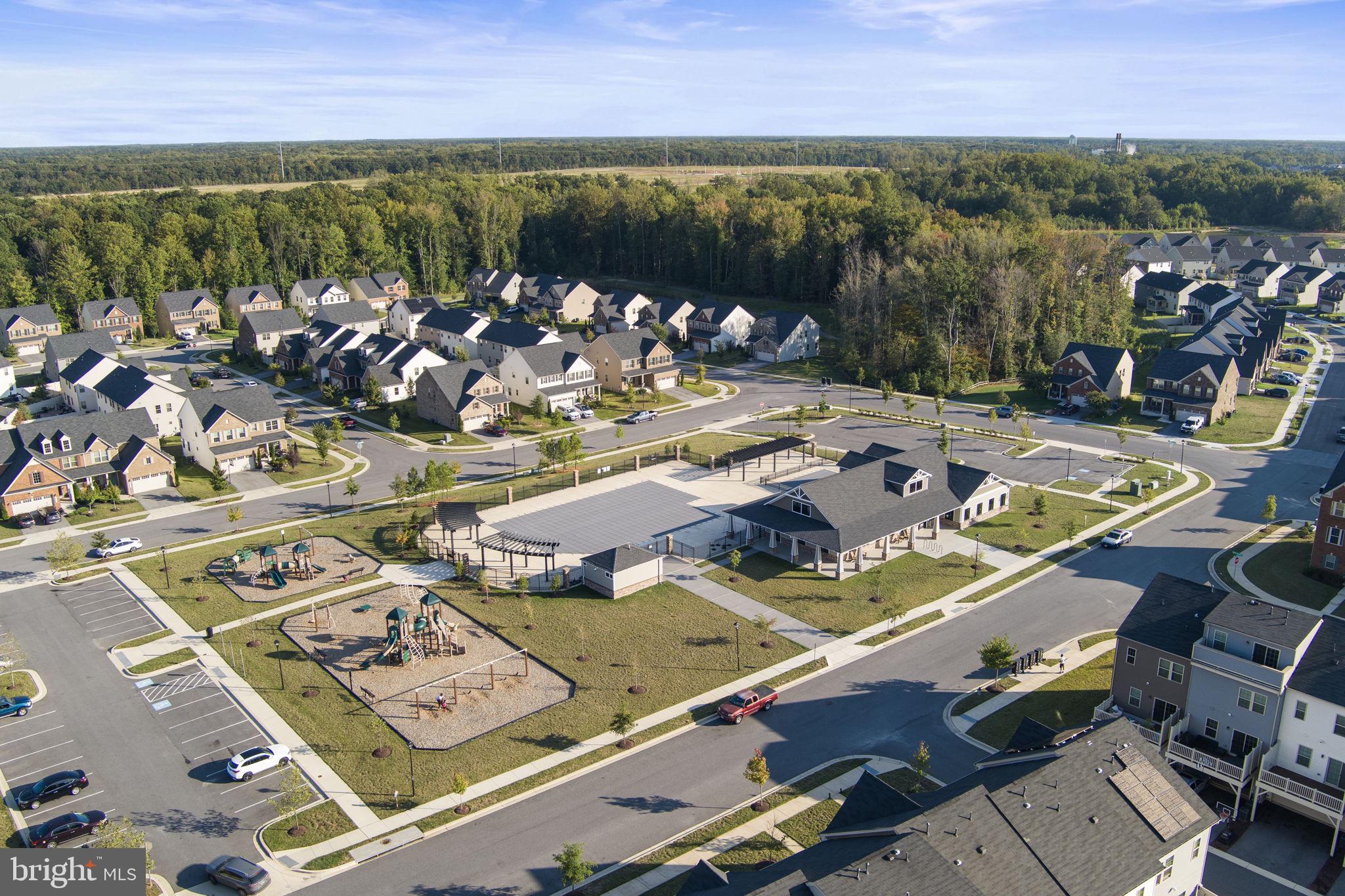 8003 Trimbles Ford Lane Brandywine, MD 20613 - Photo 62 of 70 an aerial view of a house with a lake view