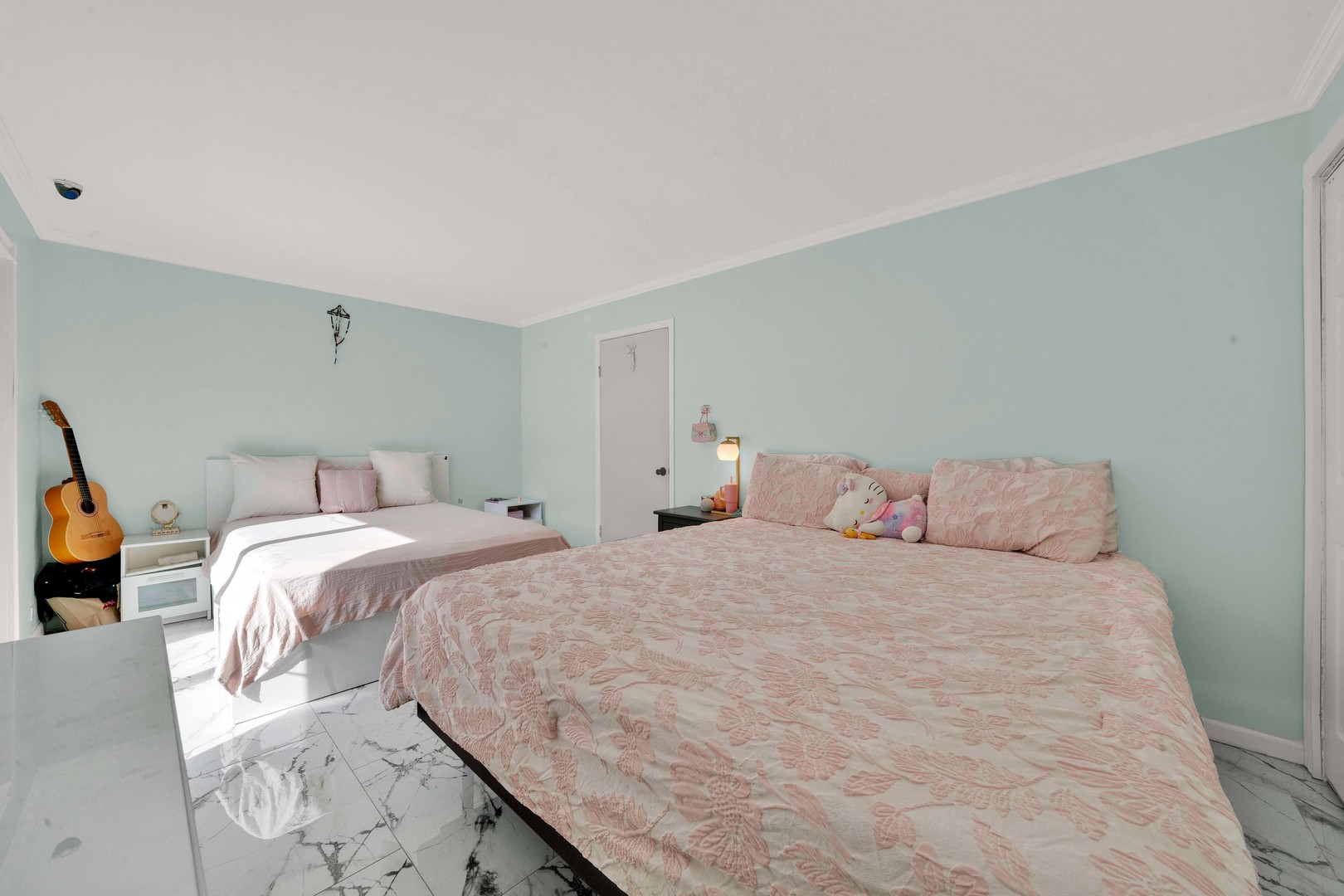 2135 West Richton Road Steger, IL 60475 - Photo 13 of 35 a bedroom with a bed and two night stand