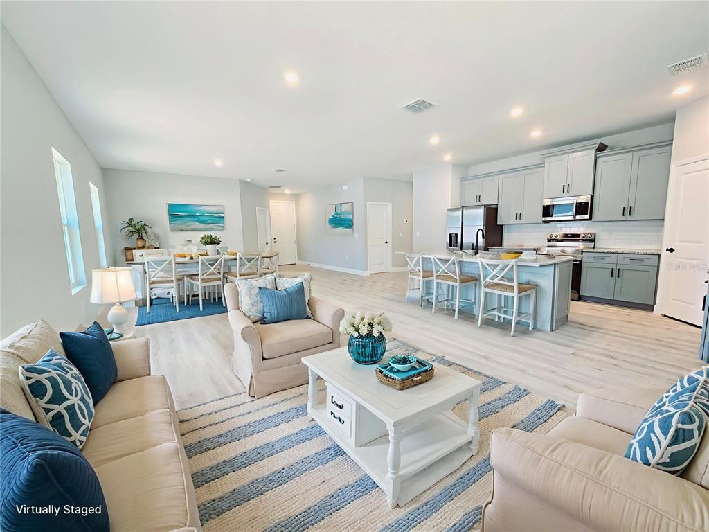 6 Calendula Court Homosassa, FL 34446 - Photo 44 of 67 a living room with furniture and view of kitchen