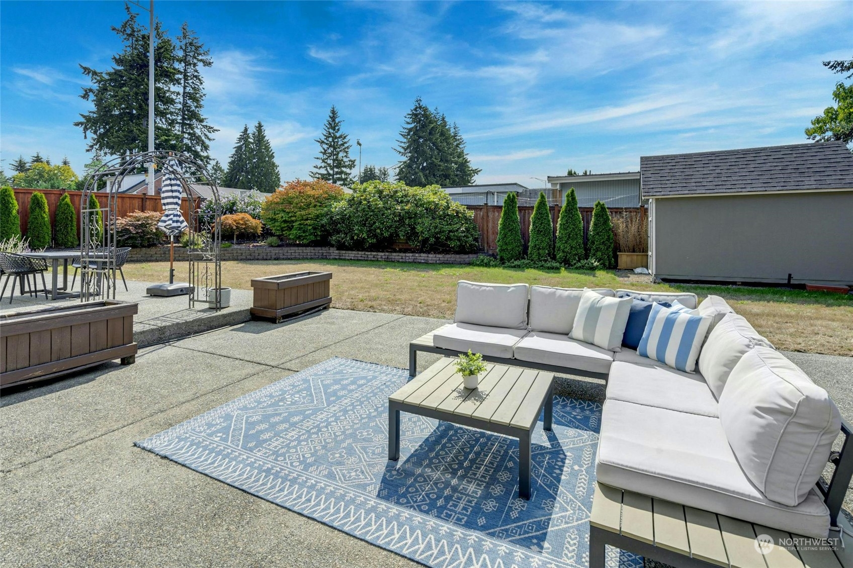 2425 Northeast 20th Street Renton, WA 98056 - Photo 36 of 39 a view of a patio with couches and chairs