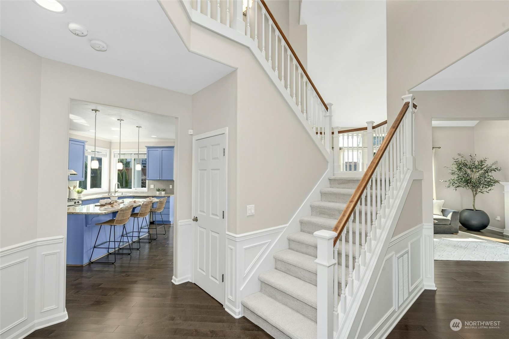 2425 Northeast 20th Street Renton, WA 98056 - Photo 10 of 39 a view of entryway and hall with wooden floor