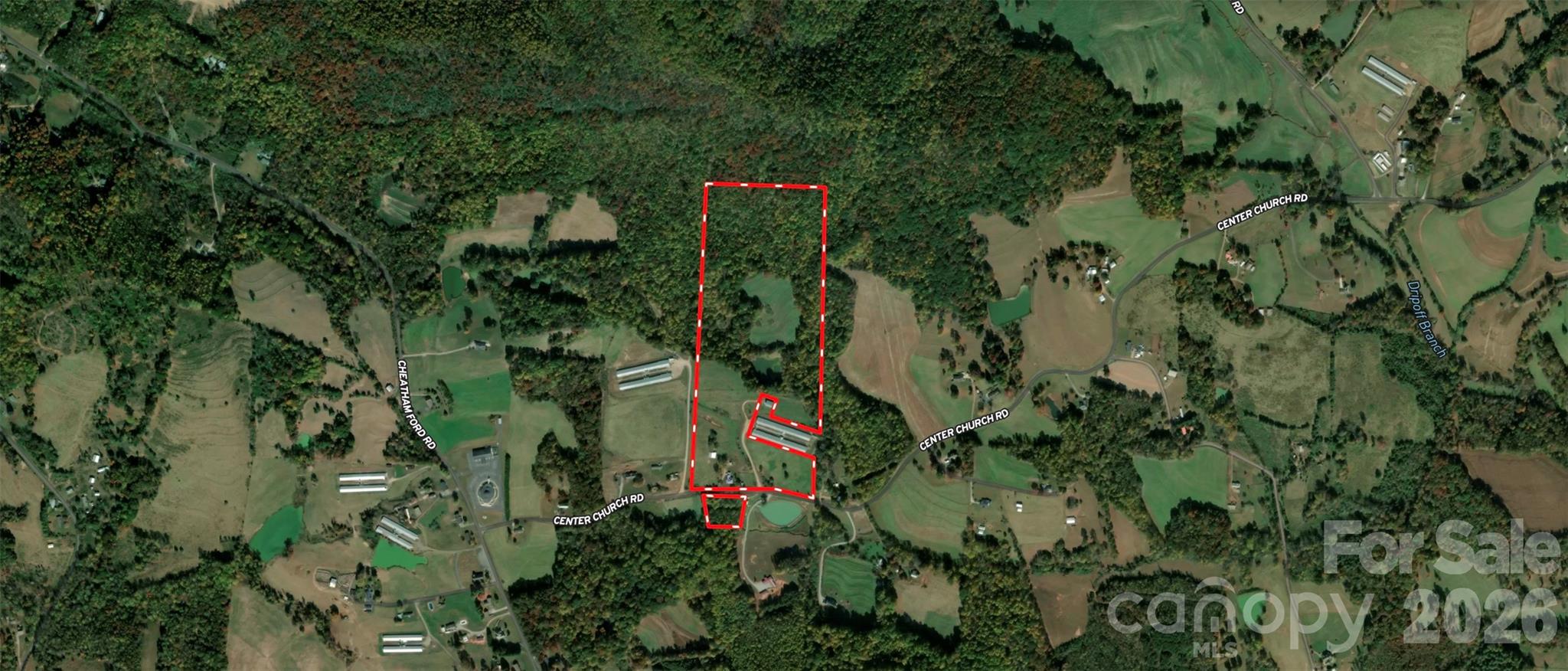 363 Center Church Road Hiddenite, NC 28636 - Photo 13 of 48 an aerial view of residential houses with outdoor space