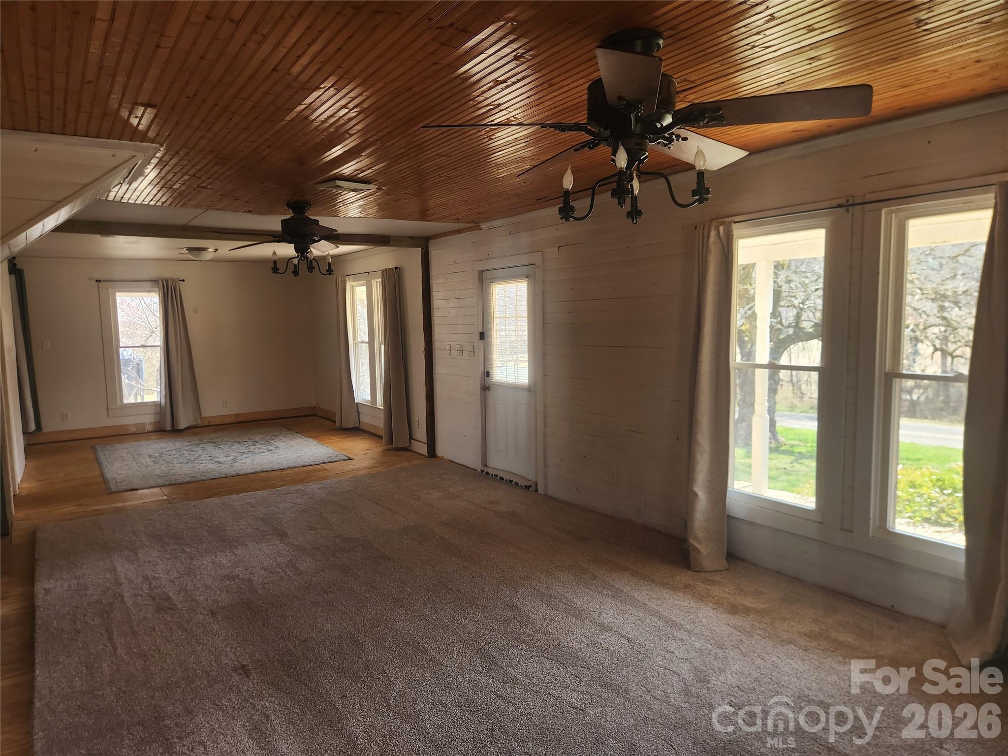 363 Center Church Road Hiddenite, NC 28636 - Photo 22 of 48 a view of an empty room with a windows