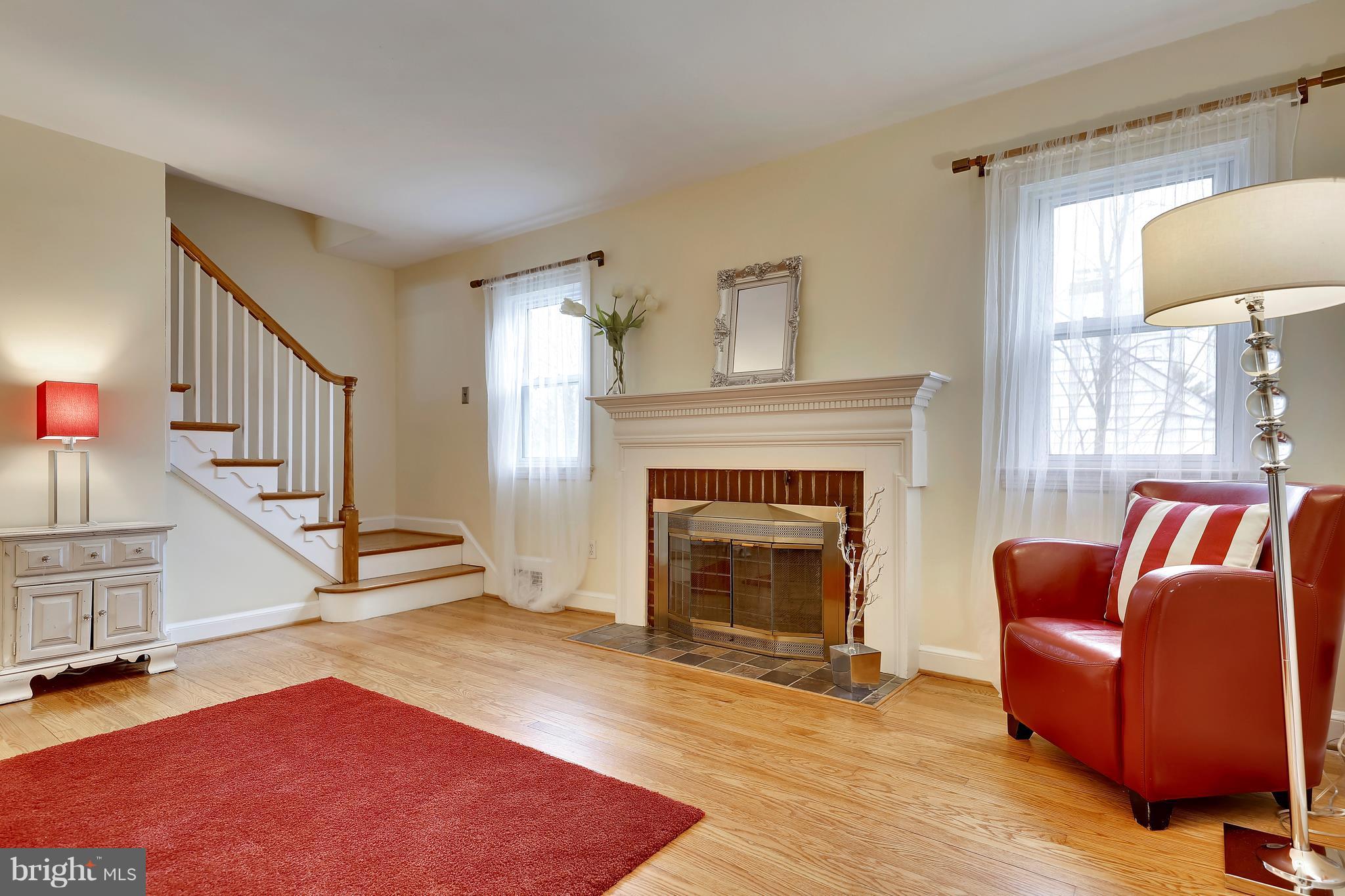 Classic Wood Burning Fireplace