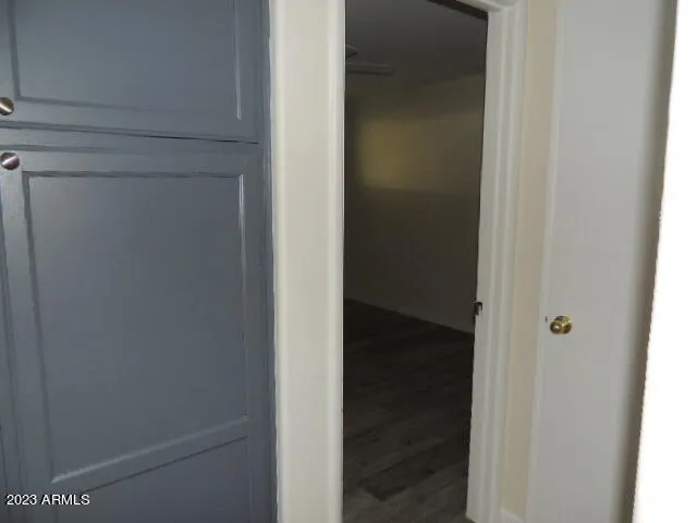 a view of a closet