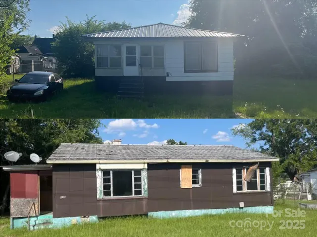 a aerial view of a house