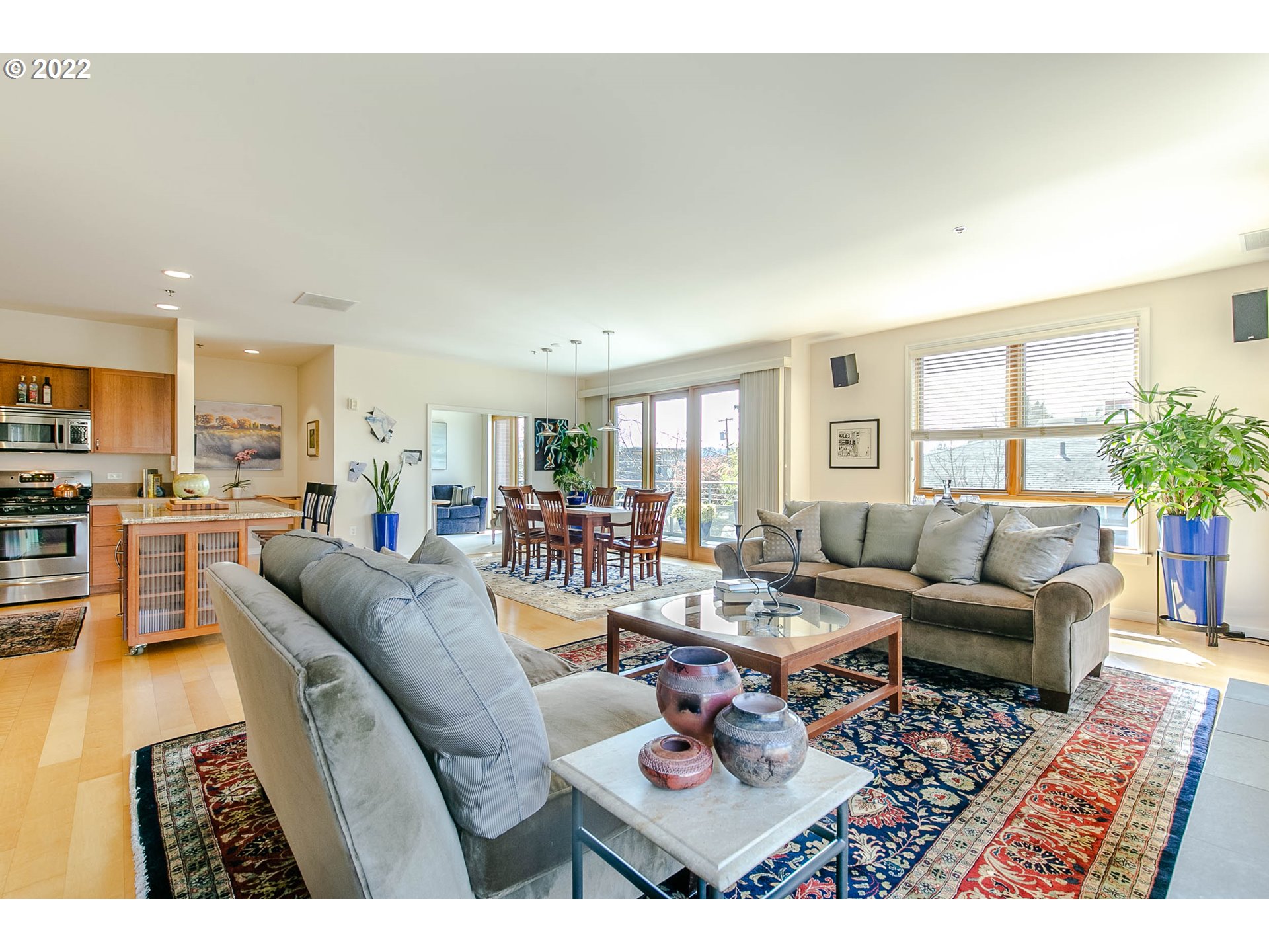 1375 Olive Street, Unit 201 Eugene, OR 97401 - Photo 20 of 32 a living room with furniture and a large window