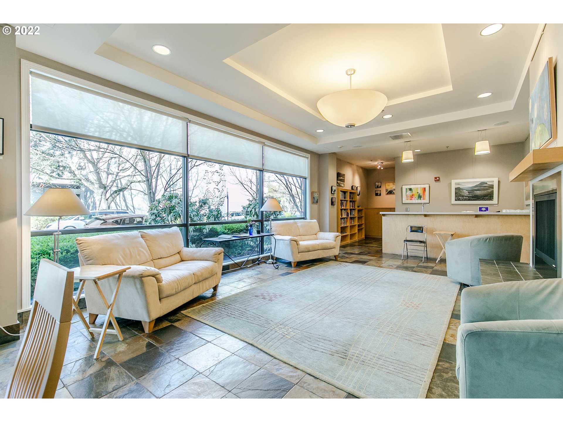 1375 Olive Street, Unit 201 Eugene, OR 97401 - Photo 30 of 32 a living room with furniture and a large window