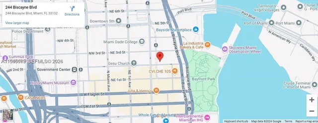 $3,100 | 244 Biscayne Boulevard, Unit 1210, Miami, FL 33132