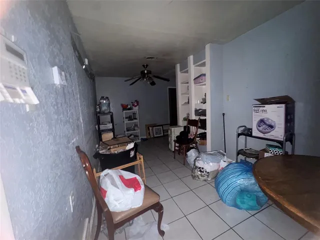 a room with gym equipment