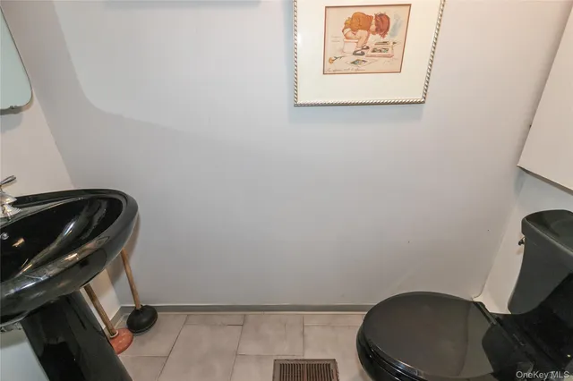 a view of workspace with wooden floor