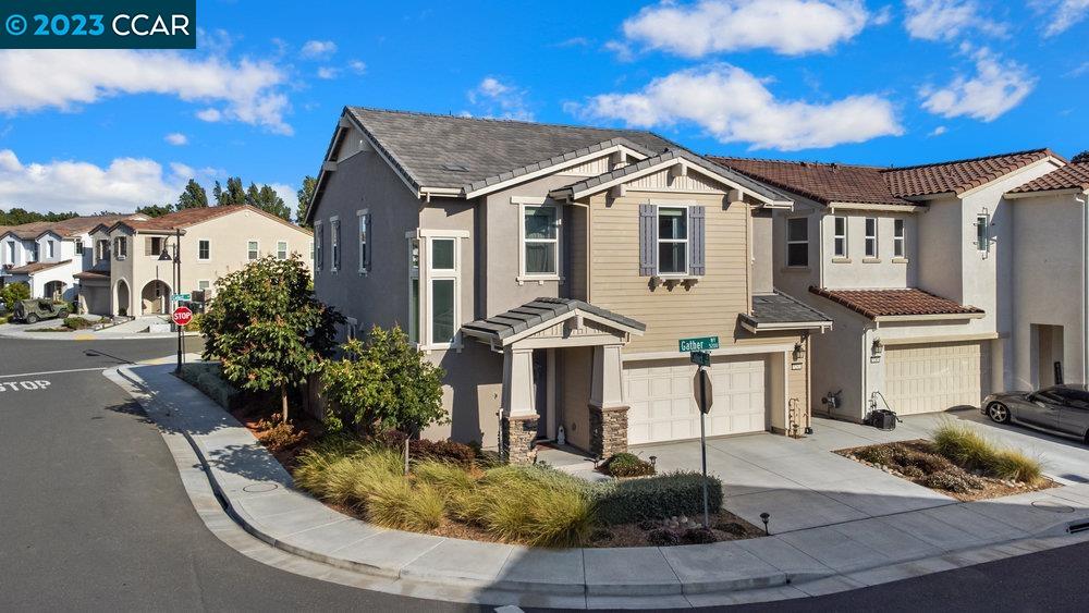 a very nice looking house with a yard