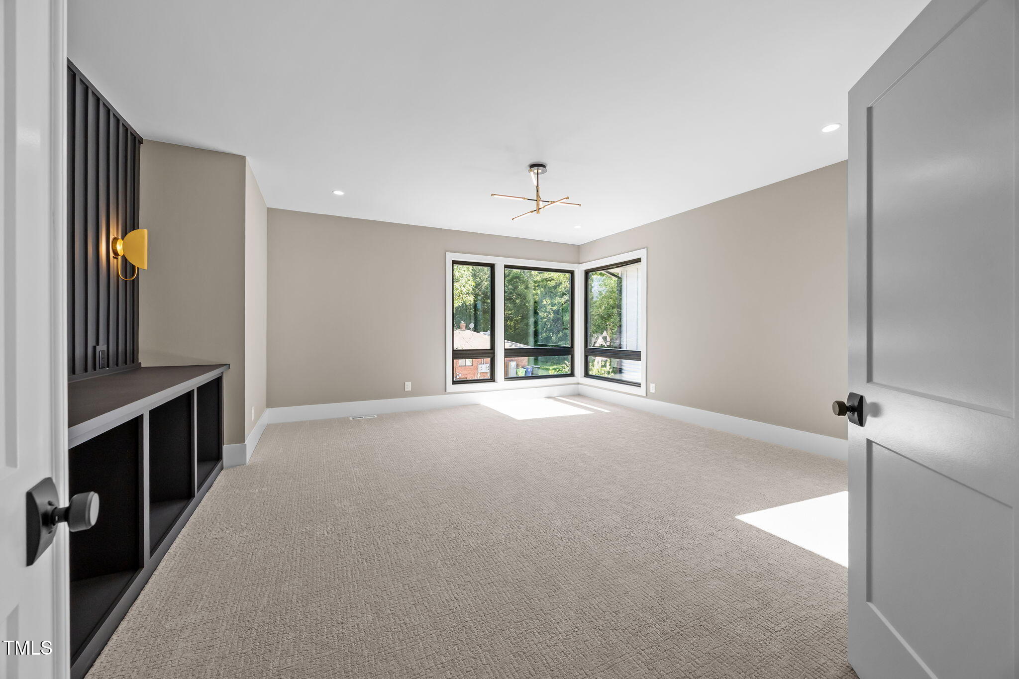 2321 Turners Alley Raleigh, NC 27607 - Photo 25 of 43 a view of empty room with wooden floor and fan