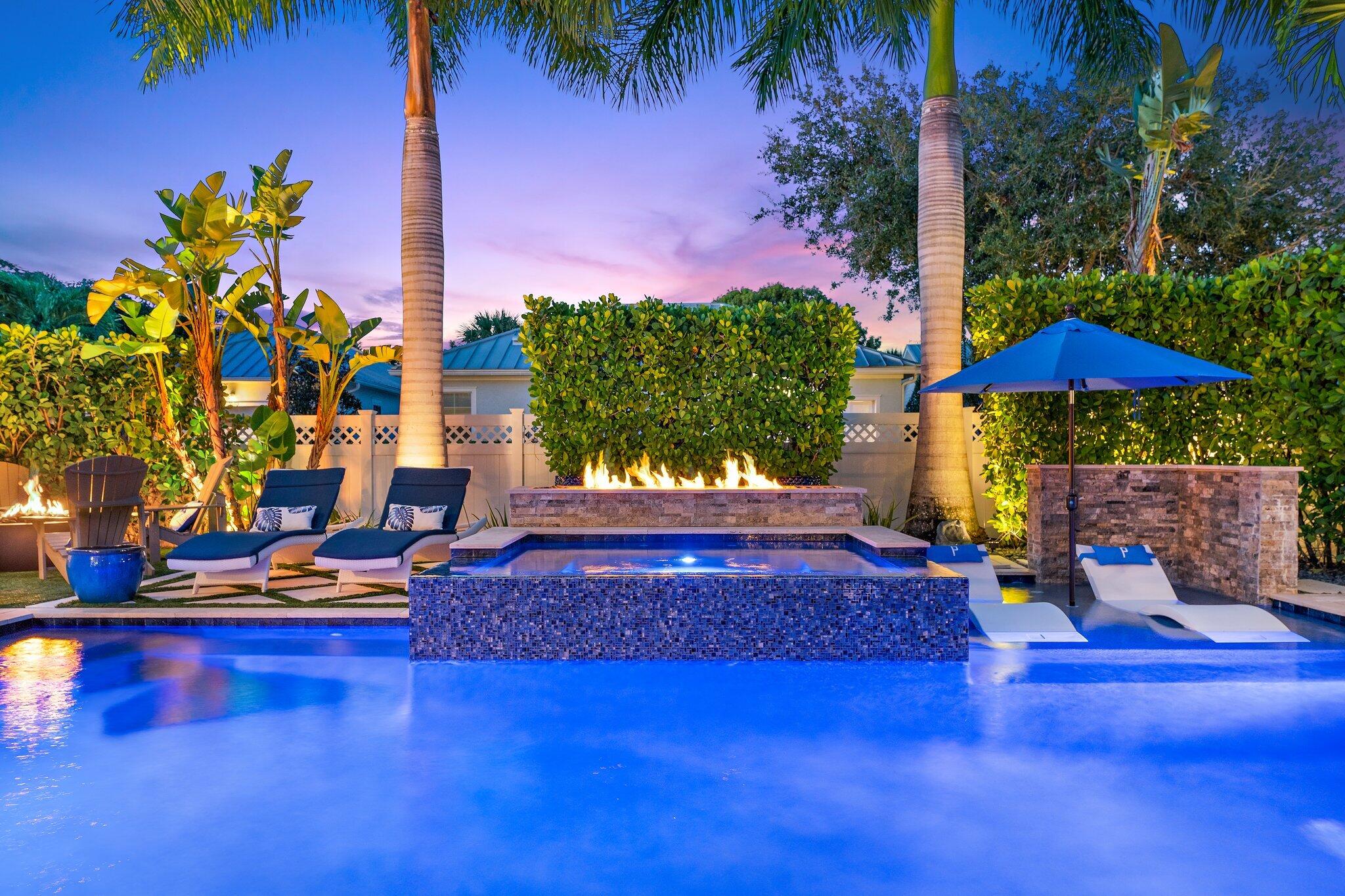 1169 Tropical Drive Jupiter, FL 33458 - Photo 3 of 113 Custom Saltwater Pool & Spa