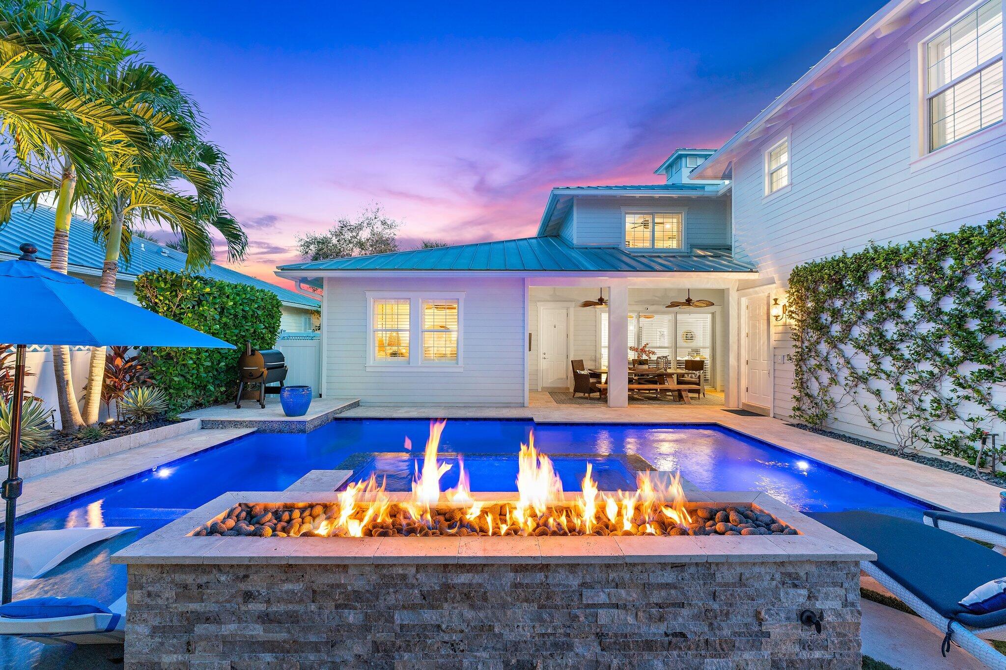 1169 Tropical Drive Jupiter, FL 33458 - Photo 81 of 113 Custom Saltwater Pool & Spa