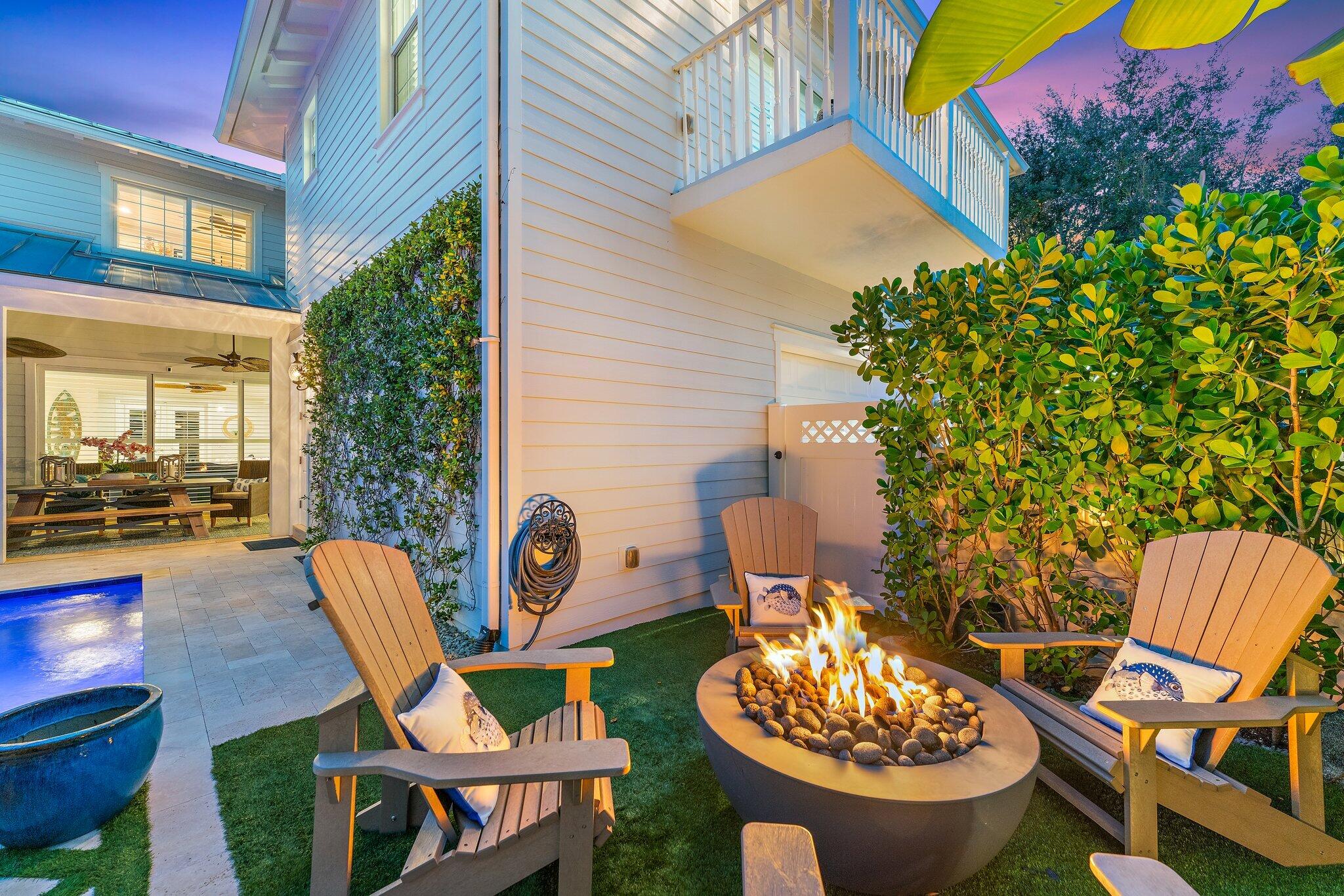 1169 Tropical Drive Jupiter, FL 33458 - Photo 83 of 113 Fire Bowl Seating Area