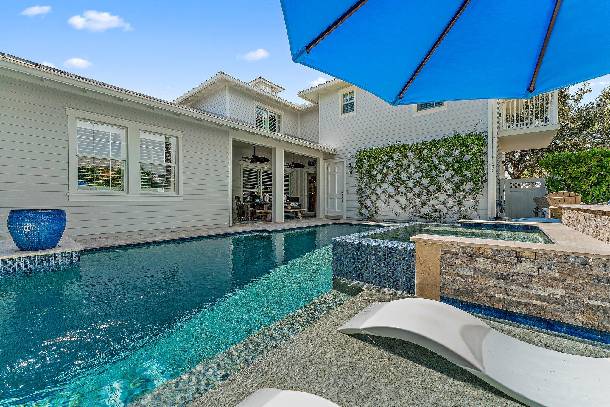 1169 Tropical Drive Jupiter, FL 33458 - Photo 95 of 113 Custom Saltwater Pool & Spa