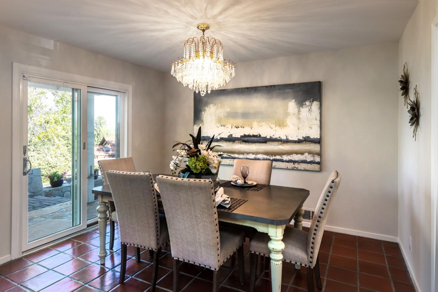 525 Outlook Drive Los Altos, CA 94024 - Photo 5 of 34 a view of a dining room with furniture window and outside view