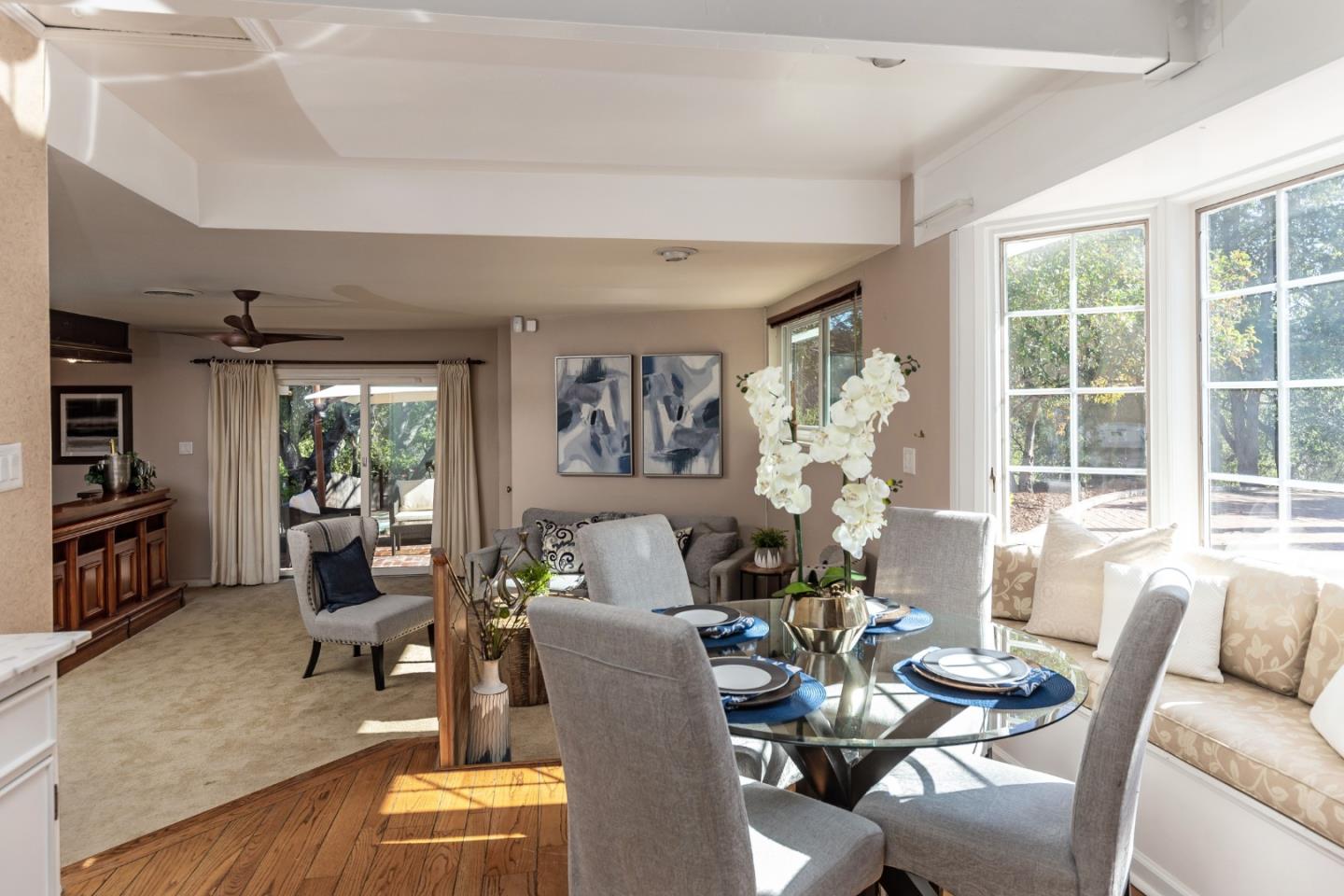 525 Outlook Drive Los Altos, CA 94024 - Photo 7 of 34 a living room with furniture and a large window
