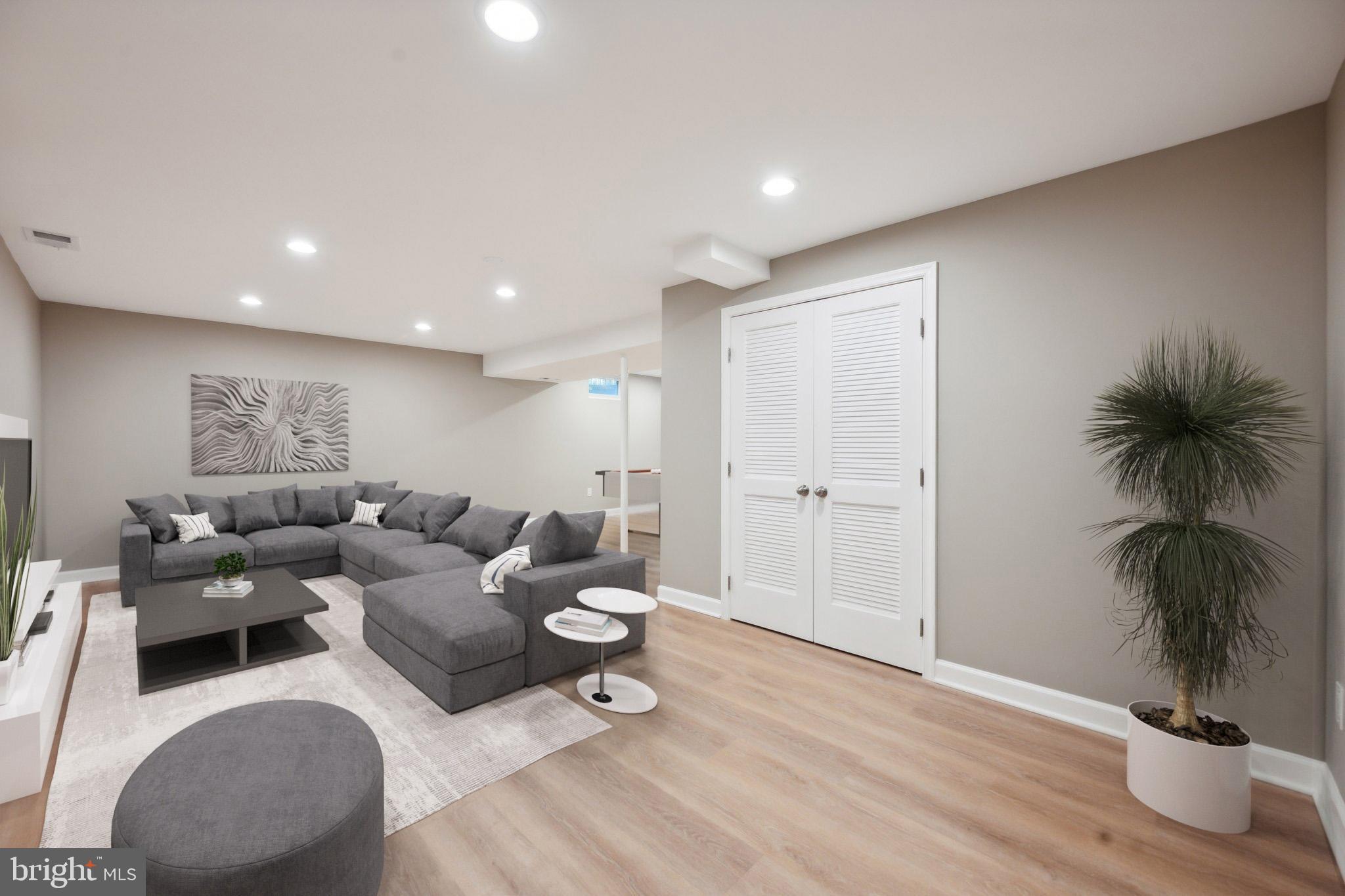 11421 Classical Lane Silver Spring, MD 20901 - Photo 25 of 35 Virtually Staged entertaining basement