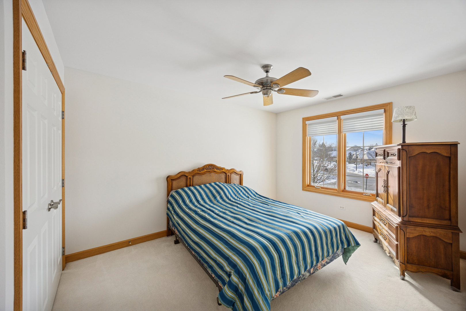 13773 Steeples Road Lemont, IL 60439 - Photo 25 of 30 a bedroom with bed and wooden floor