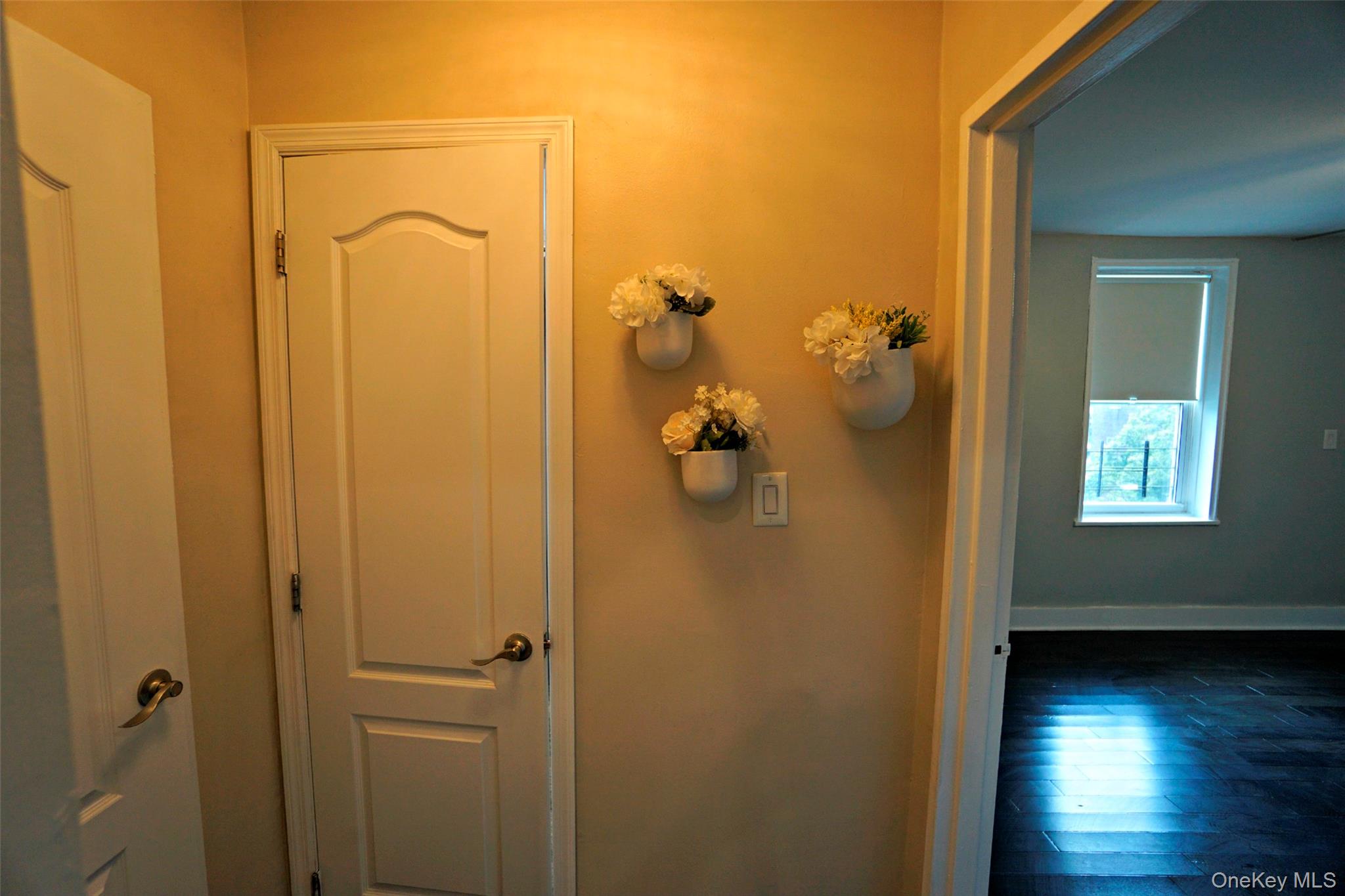7281 113th Street, Unit 5F Queens, NY 11375 - Photo 8 of 22 a bathroom with a granite countertop shower a mirror and a window