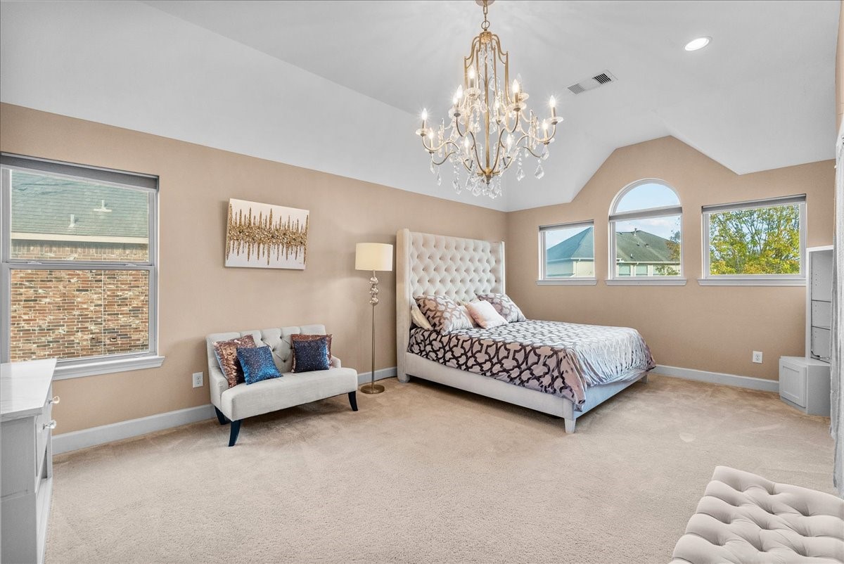 1358 Porta Rosa Lane League City, TX 77573 - Photo 24 of 48 Bedroom 2- another primary suite with a private en-suite bath and custom closet
