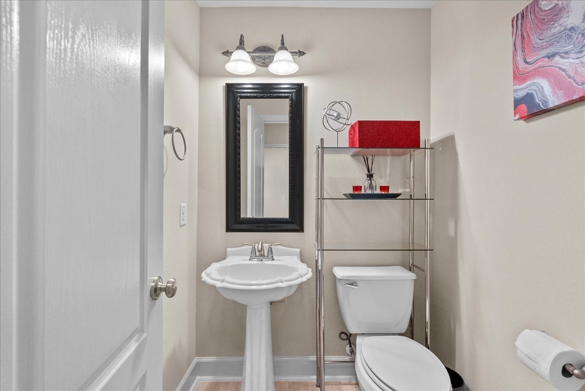 1358 Porta Rosa Lane League City, TX 77573 - Photo 35 of 48 Half bath off the loft on the third floor