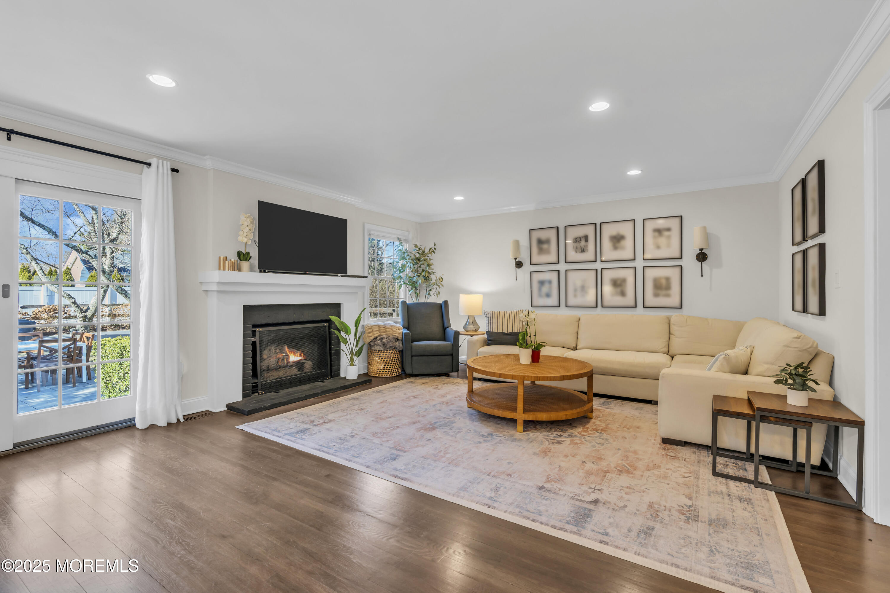 150 Hance Road Fair Haven, NJ 07704 - Photo 11 of 35 a living room with furniture and a fireplace