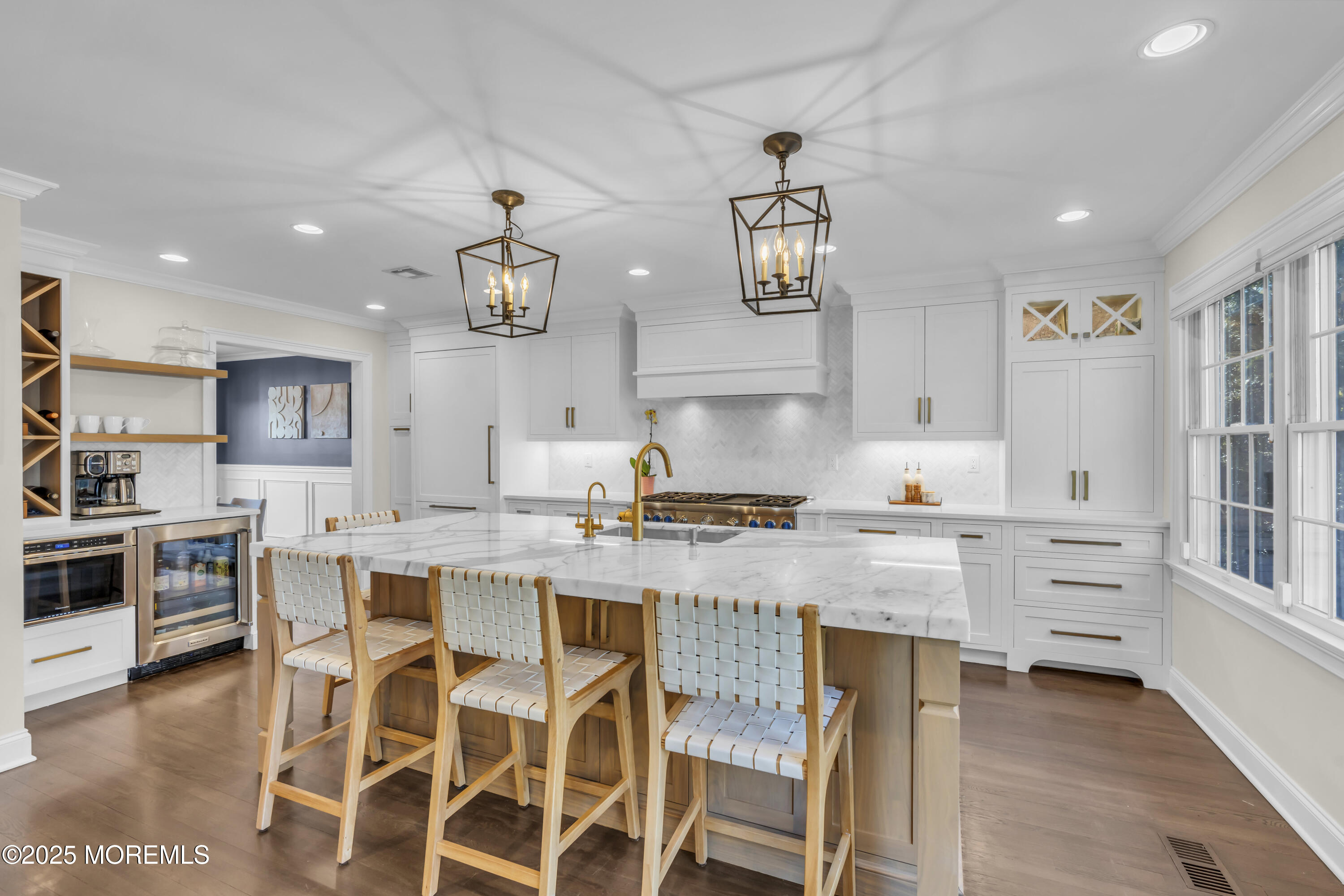 150 Hance Road Fair Haven, NJ 07704 - Photo 13 of 35 a kitchen with stainless steel appliances granite countertop a stove top oven a refrigerator a stove and a sink