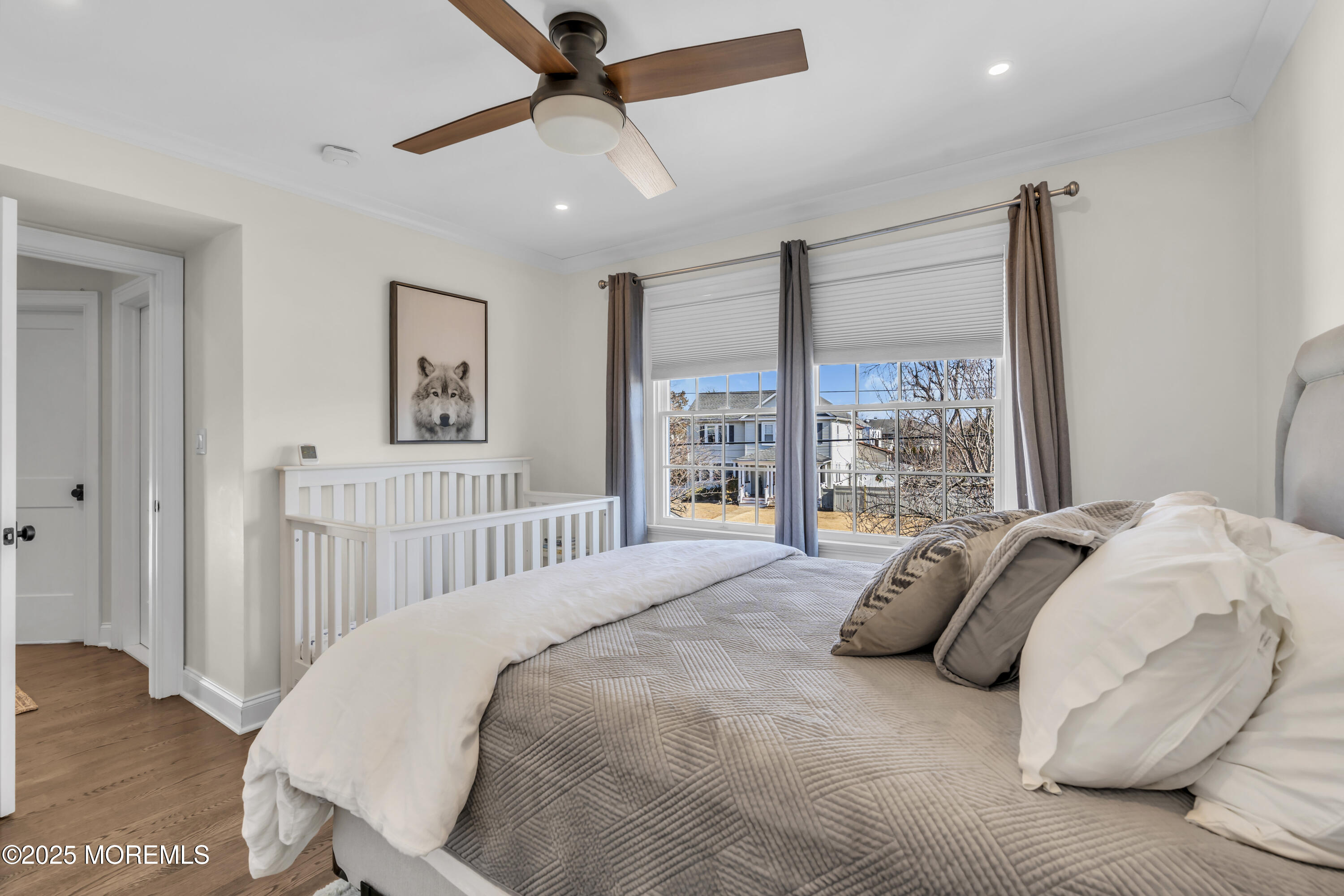 150 Hance Road Fair Haven, NJ 07704 - Photo 22 of 35 a bedroom with a large bed and a window