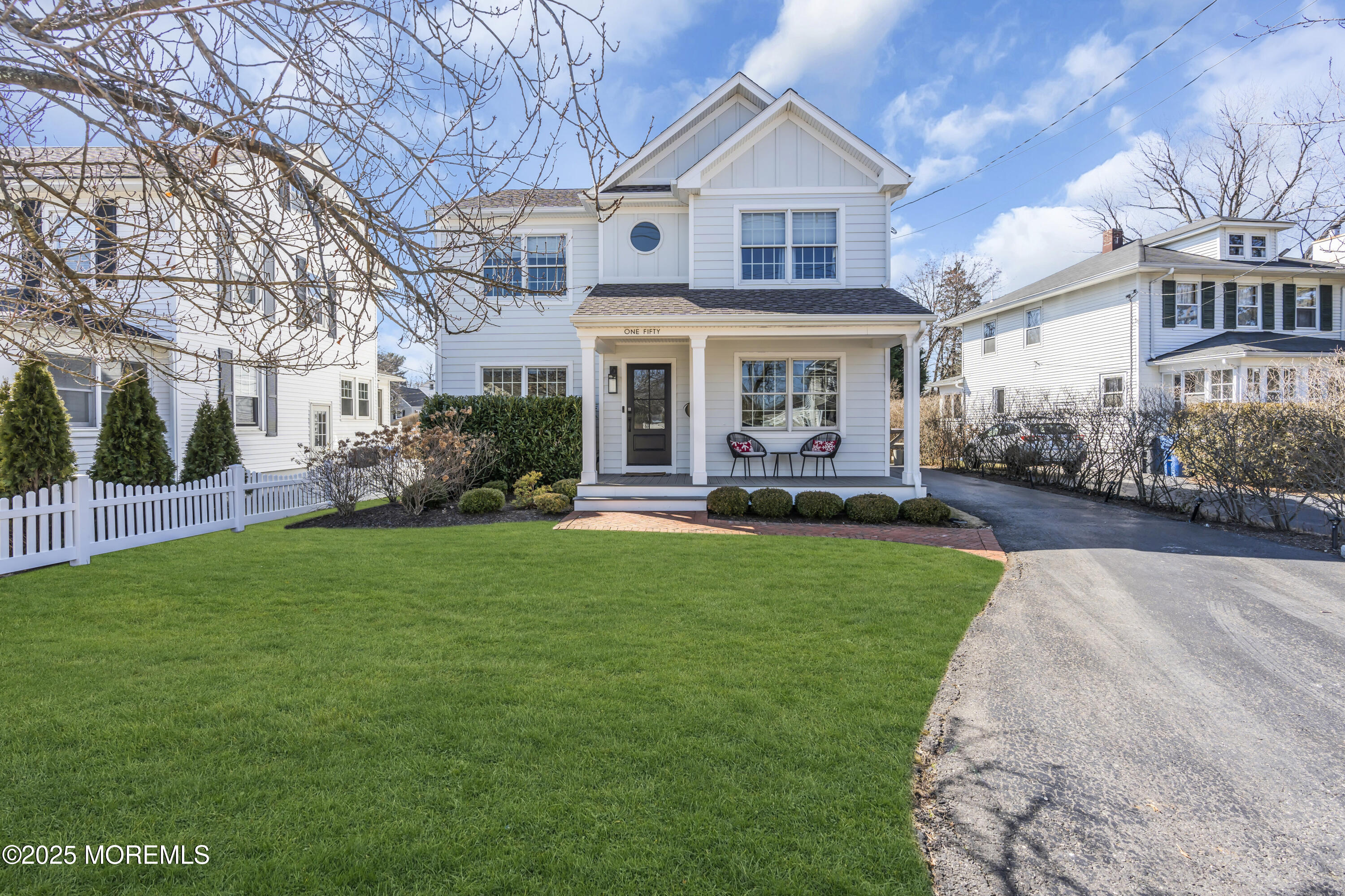150 Hance Road Fair Haven, NJ 07704 - Photo 6 of 35 a front view of a house with a yard
