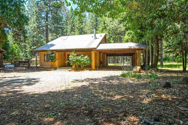 a front view of a house with a porch