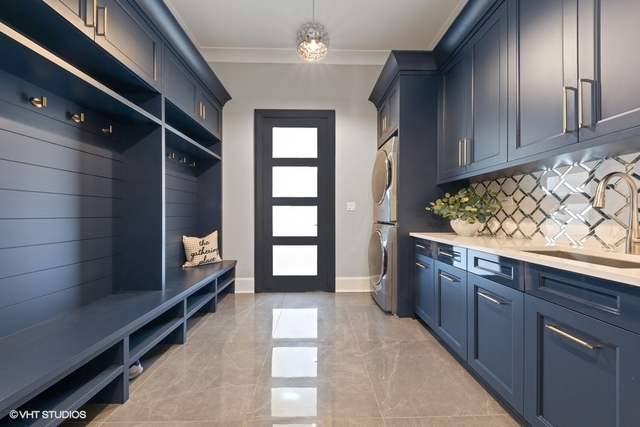 744 Taft Road Hinsdale, IL 60521 - Photo 21 of 37 a view of kitchen with wooden floor and staircase
