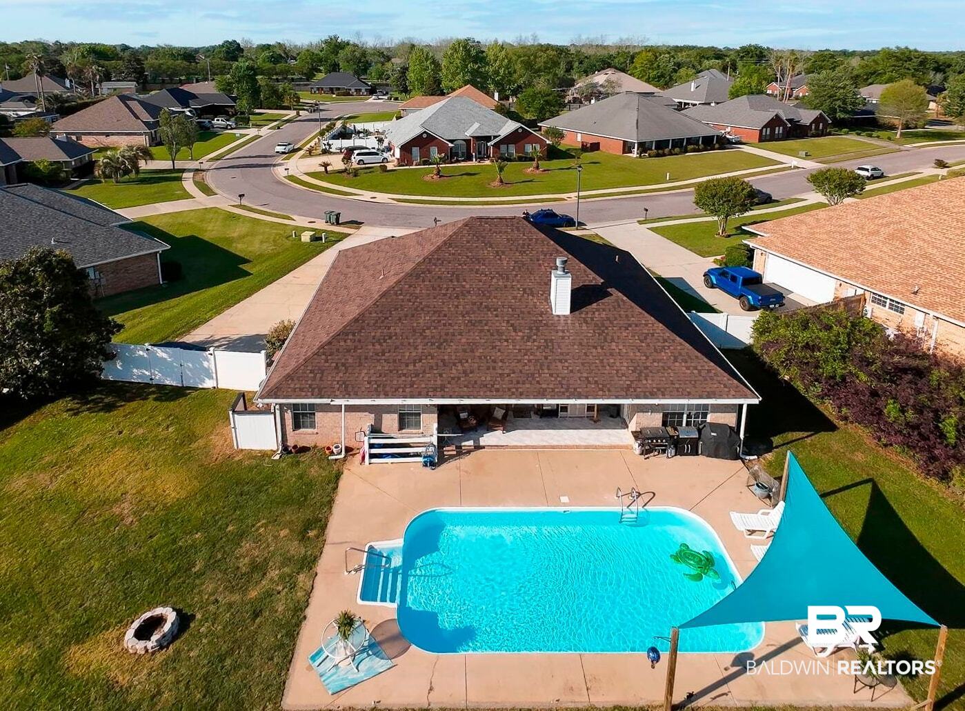 16358 Tempest Drive Foley, AL 36535 - Photo 2 of 46 Aerial view with a residential view