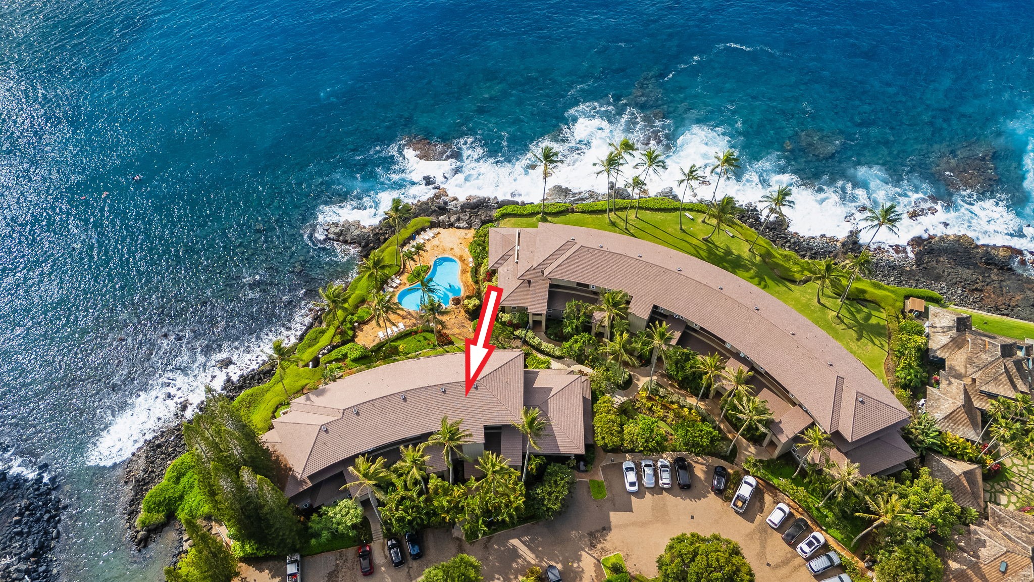 2640 Puuholo Road, Unit 231 Koloa, HI 96756 - Photo 21 of 30 an aerial view of a house
