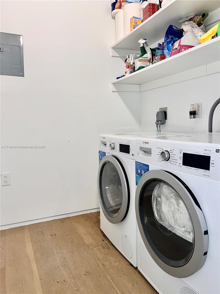 2725 Southwest 19th Street Miami, FL 33145 - Photo 16 of 49 a utility room with dryer and washer