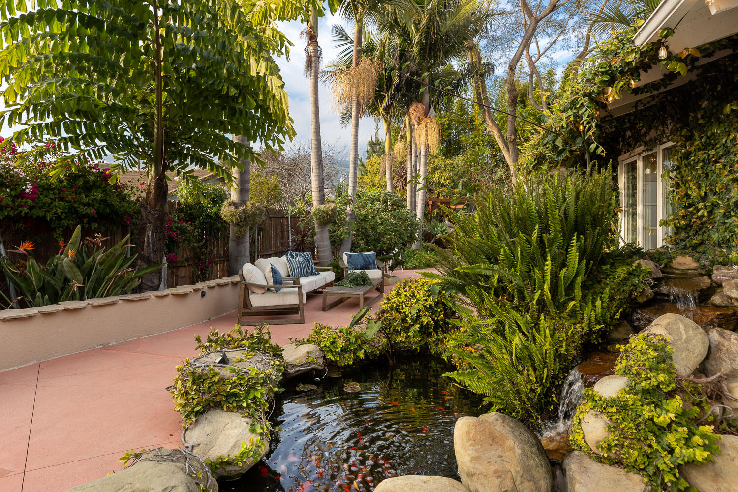 5402 Cameo Road Carpinteria, CA 93013 - Photo 16 of 28 a view of a garden with patio