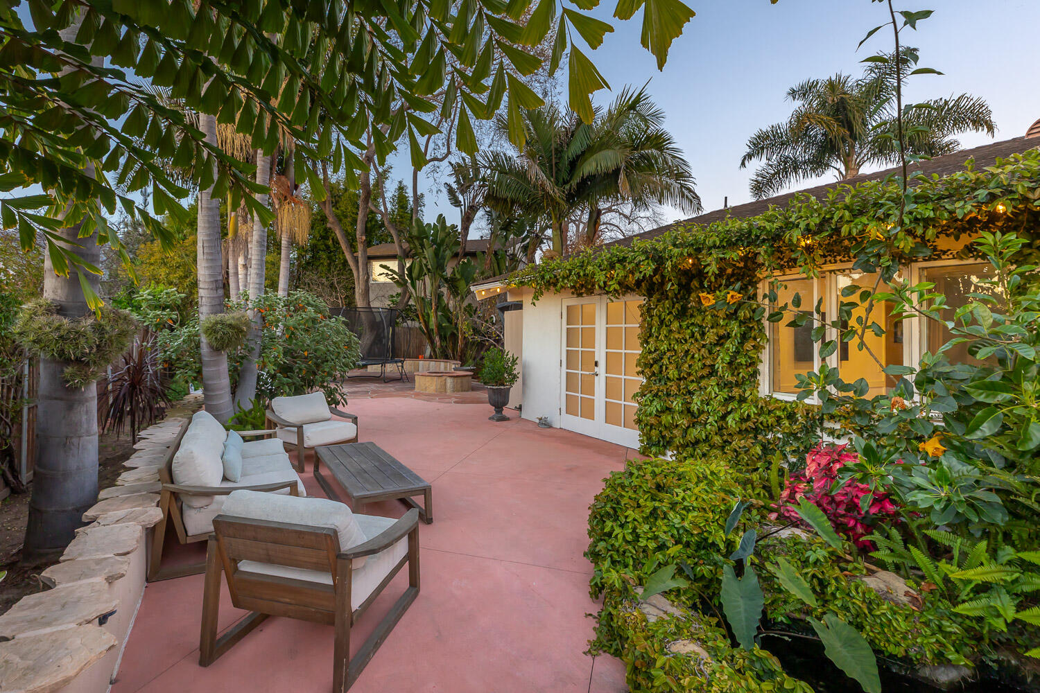 5402 Cameo Road Carpinteria, CA 93013 - Photo 17 of 28 a view of backyard with patio and garden