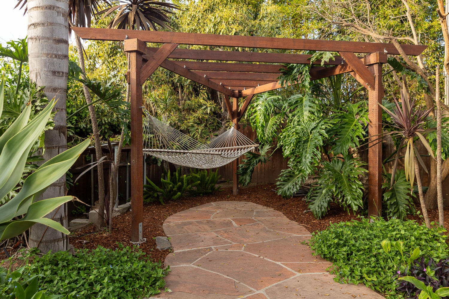 5402 Cameo Road Carpinteria, CA 93013 - Photo 22 of 28 a view of a backyard with plants
