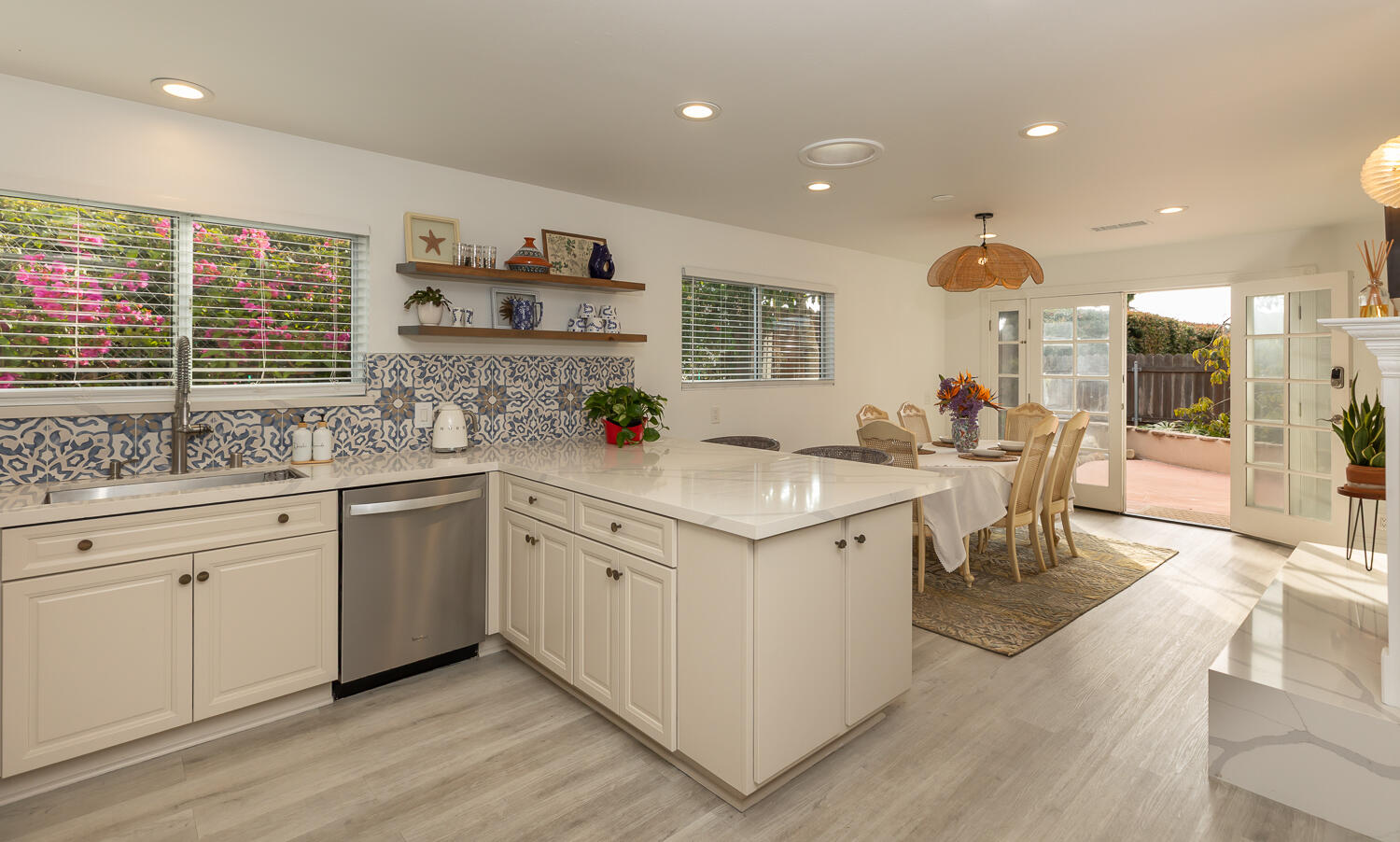 5402 Cameo Road Carpinteria, CA 93013 - Photo 6 of 28 a kitchen with stainless steel appliances granite countertop a sink and cabinets