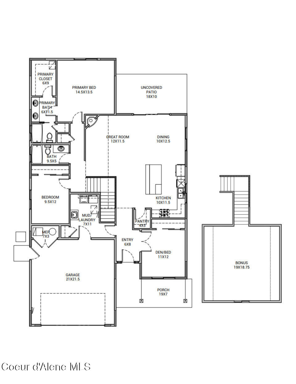 969 East Steeple Chase Road Hayden, ID 83835 - Photo 2 of 5 Highland Bonus+ Plan