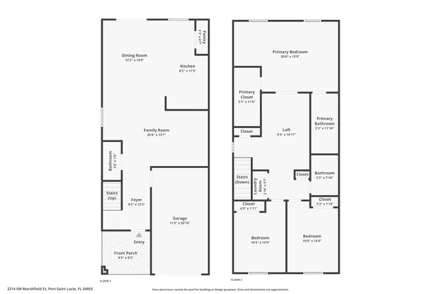 $299,900 | 2214 Marshfield Court, Port St. Lucie, FL 34953