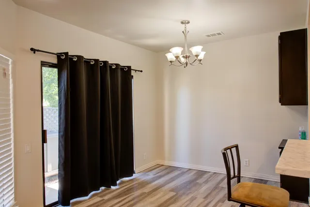 a view of a livingroom with lounge chair