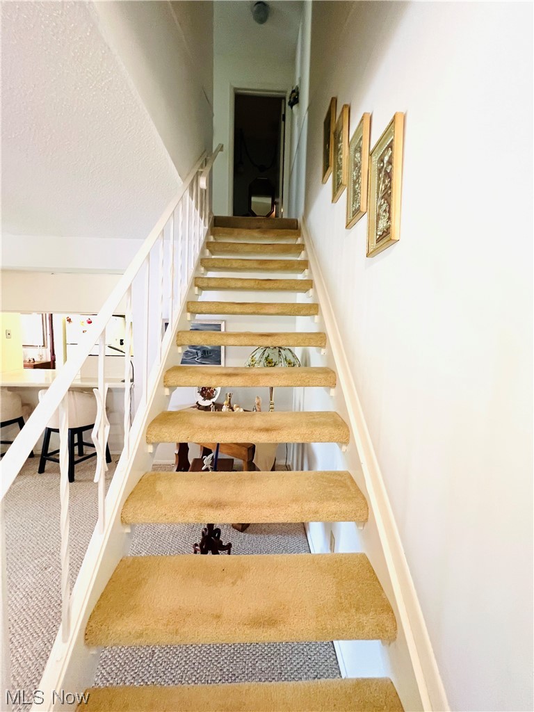 4940 Friar Road, Unit B Stow, OH 44224 - Photo 7 of 33 Stairs featuring light colored carpet