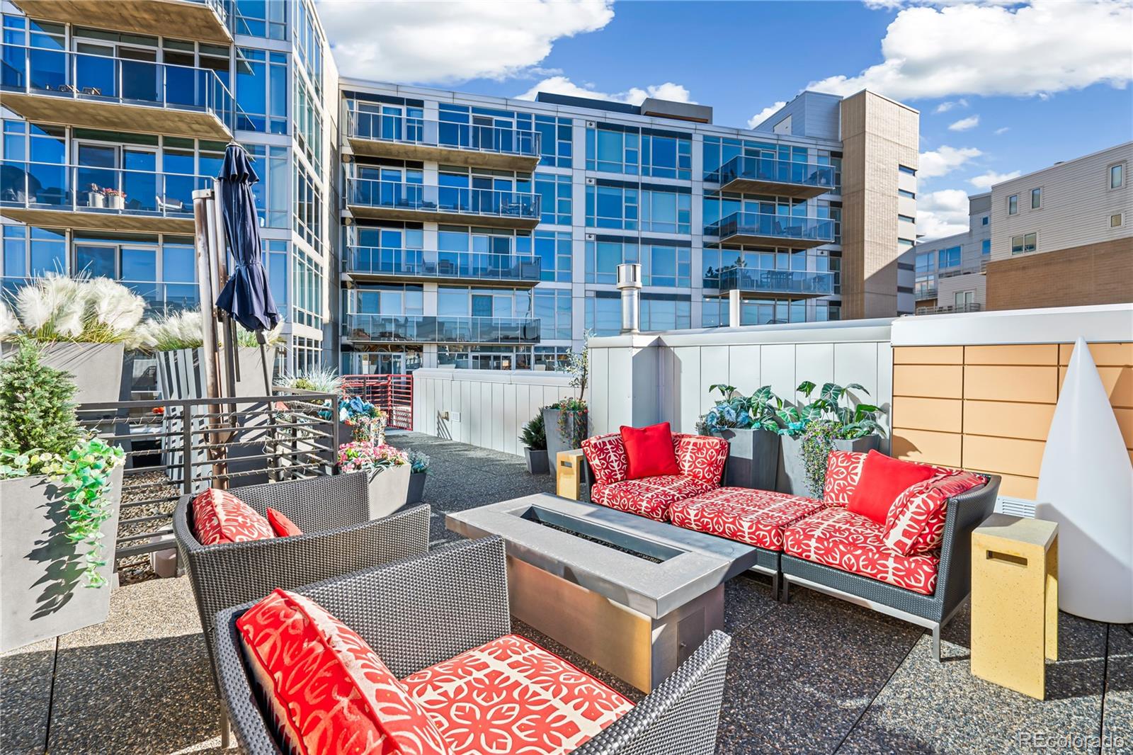 1640 Little Raven Street Denver, CO 80202 - Photo 37 of 47 a outdoor space with lots of white furniture