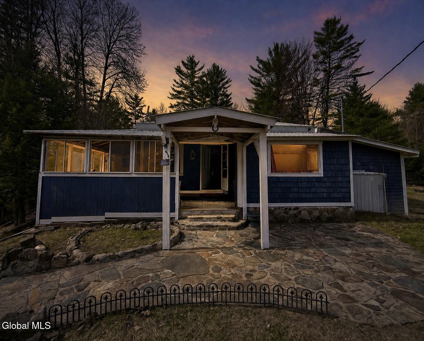 268 Glasshouse Creek Road Day, NY 12835 - Photo 2 of 33 Front Twilight