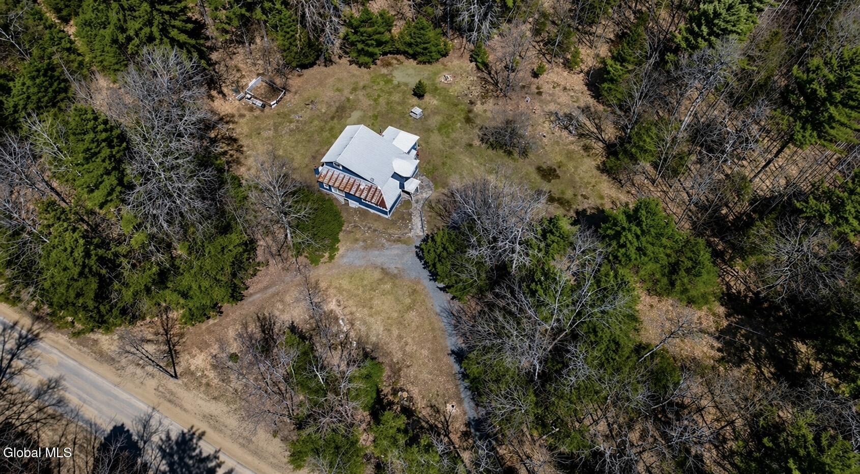 268 Glasshouse Creek Road Day, NY 12835 - Photo 3 of 33 Drone overhead