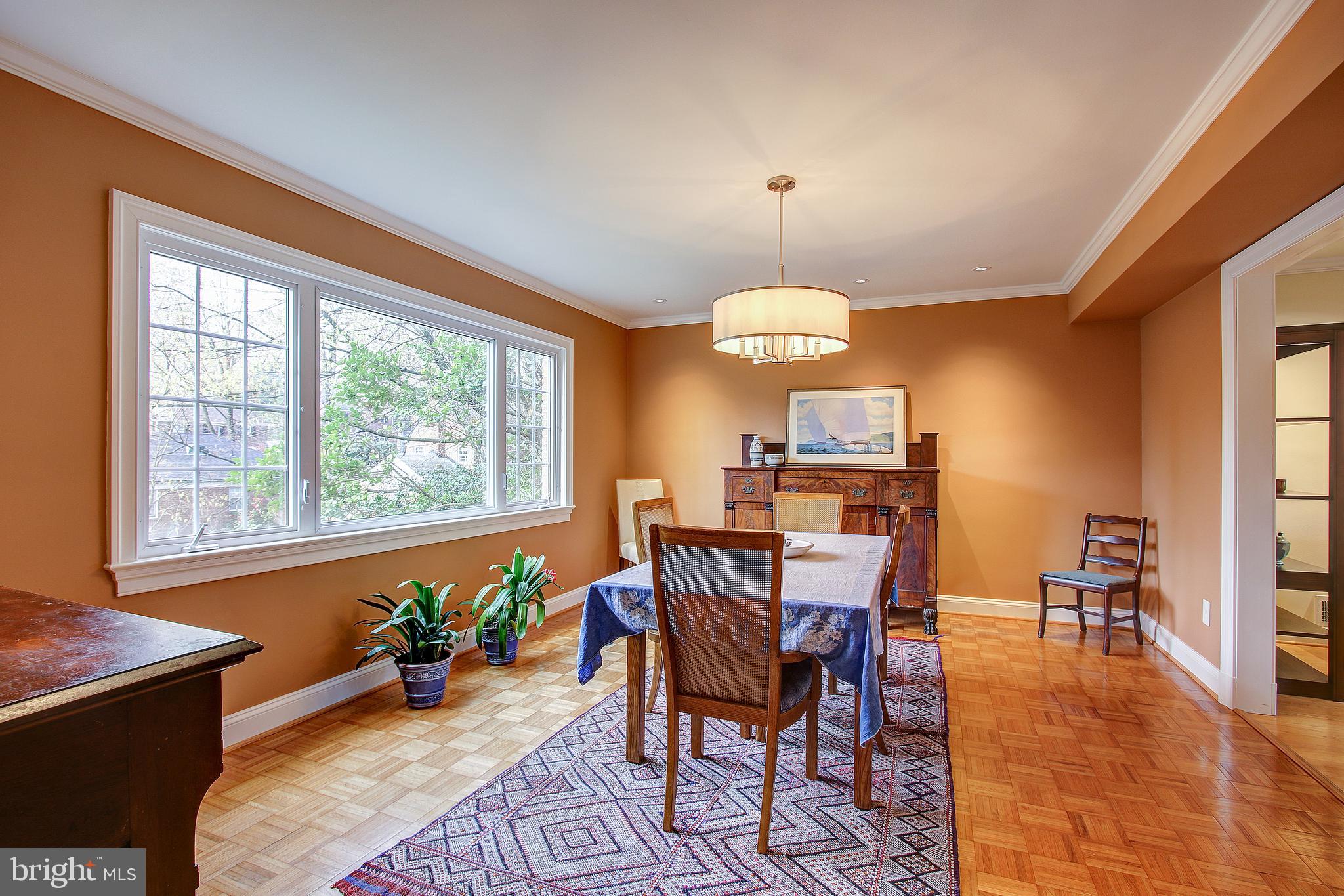 1441 Crestridge Drive Silver Spring, MD 20910 - Photo 16 of 50 Spacious dining room off kitchen with new lighting
